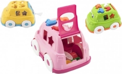 Auto colorato in plastica ad incastro per bambini