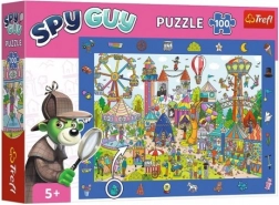 TREFL Puzzle con ricerca di immagini Spy Guy: Parco divertimenti 100 pezzi