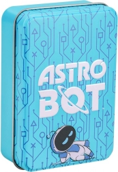 Astrobot carte da gioco con jolly in scatola di latta