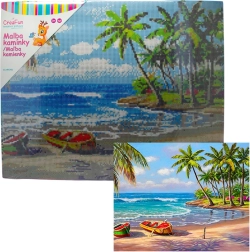 Pittura con diamanti – oasi 40 × 50 cm