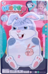 Pittura ad acqua con motivo coniglio