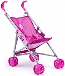 Passeggino sportivo rosa per bambini con unicorno