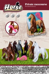 Cavallino giocattolo con pettine