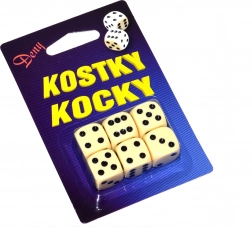 Dadi da gioco in scatola