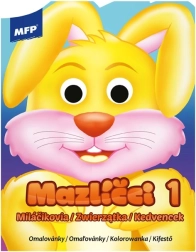 Album da colorare MFP Cuccioli con occhi mobili