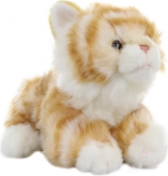 Gatto di peluche con design realistico
