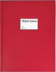 Cartellina per registro di classe A4 con finestrella – rosso Classic