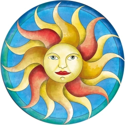 Puzzle rotondo CURIOSI Picoli Sole 33 pezzi