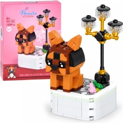 Set per costruire un bullmastiff su basamento, 199 pezzi
