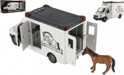 Trasportatore di animali con cavallo ed effetti sull'inerzia