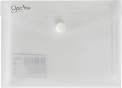 Bustina con bottone per documenti A6 Opaline trasparente