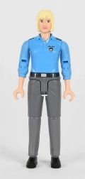 Figura Poliziotta Bruder BWORLD