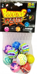 Set di palline rimbalzanti 12 pz, 2,5 cm