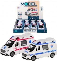 Auto di soccorso con effetti luminosi e sonori