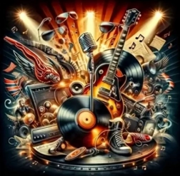 Pittura con diamanti Ispirazione musicale 30 × 40 cm