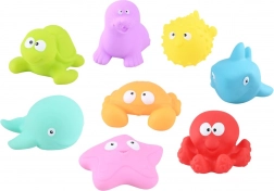 Animaletti da bagno – set 4 pz, 8 cm, 2 varianti