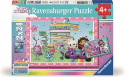 Puzzle Ravensburger La Casa Magica di Gabin 2x24 pezzi
