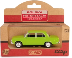 Modello di auto PRL Fiat 125p verde
