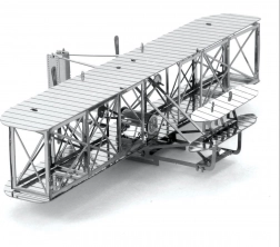 Puzzle 3D Aereo dei Fratelli Wright di Metal Earth