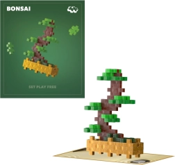 Plus-Plus fiori bonsai verde set di costruzione