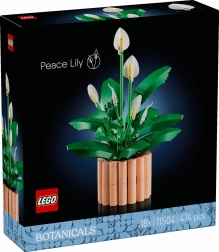 LEGO Botanicals spatiphillum (spathiphyllum) – set di costruzione per adulti