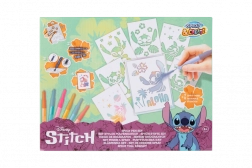 Grande set creativo di pittura con pennarelli soffianti di Stitch