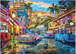 Puzzle HOLLYWOOD – strada retrò, 3000 pezzi