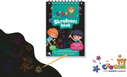 Foglietti colorati da grattare 10×14 cm, 10 pezzi