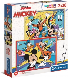 Clementoni puzzle Mickey e amici 2x20 pezzi