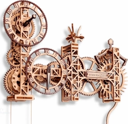WOODEN CITY puzzle 3D Orologio da parete Steampunk 269 pezzi