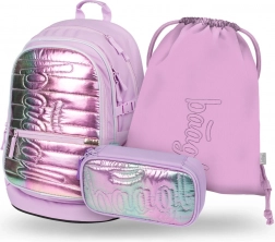 Baagl Set 3: Zaino, Astuccio e Sacchetto Lavanda