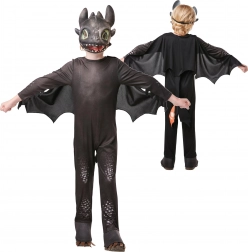Costume da drago per bambini SENZADENTI DRAGONS 104 cm (3–4 anni)