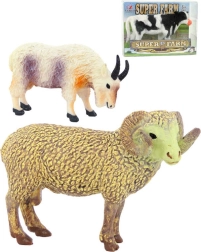 Statuetta in plastica di animale da fattoria 8 cm - 1 pezzo