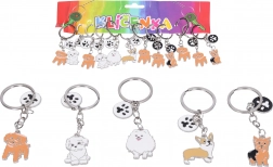 Portachiavi con impronta di cane