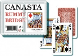 Gioco di carte Canasta in scatola di plastica