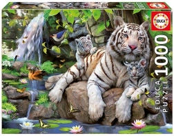 Puzzle Tigri Bianchi 1000 pezzi