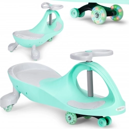 Wiggle car con ruote LED verde ECOTOYS