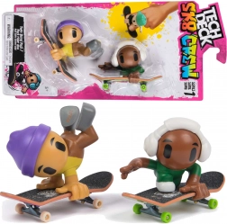 Tech Deck Sk8 Crew – set di 2 fingerboard e 2 figure, serie 1