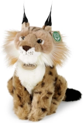 Lince di peluche seduta 23 cm eco-friendly