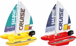 Barca catamarano a batteria