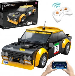 Set di costruzione CaDA RC auto da corsa FIAT ABARTH 131, 216 pezzi, Dual Mode