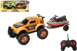 Auto RC Fuoristrada con Moto d'Acqua Telecomandata