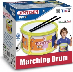 Tamburo da parata con bacchette e tracolla