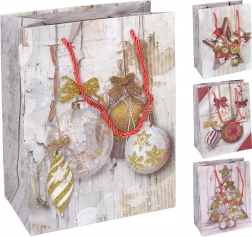 Borsa regalo di Natale piccola 23x18x10 cm