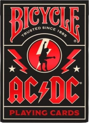 Carte da gioco Bicycle ispirate agli AC/DC