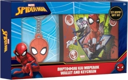 Portafoglio per bambini con portachiavi di Spider-Man