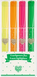 Evidenziatori Neon DJECO - set di 4 pezzi