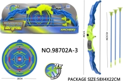 Set di tiro con l'arco per bambini con arco e 3 frecce