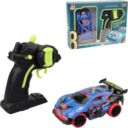 Auto da corsa RC 2,4 GHz 1:32 con LED, 13 cm