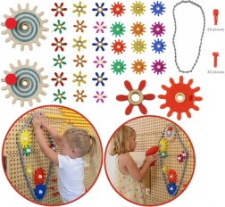 Masterkidz set di ingranaggi e catena per pannello STEM, 79 pezzi